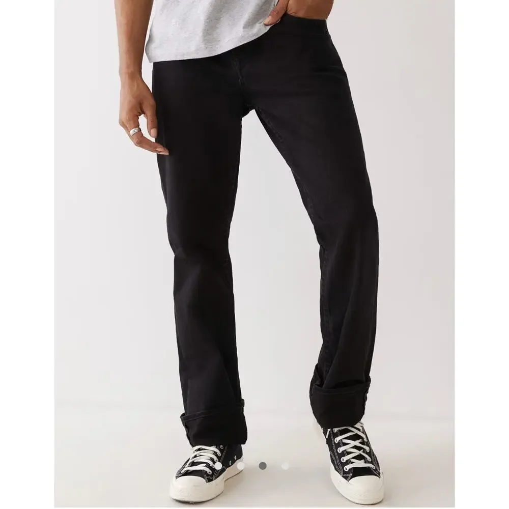 True Religion Ricky Relaxed straight jean in black men's sz. 29